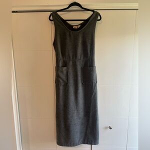 Woolrich Gray Sleeveless Sheath Dress- S